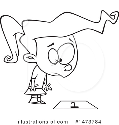 Royalty-Free (RF) Girl Clipart Illustration by toonaday - Stock Sample #1473784