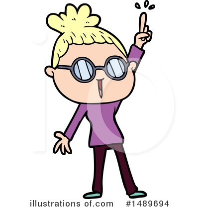 Royalty-Free (RF) Girl Clipart Illustration by lineartestpilot - Stock Sample #1489694