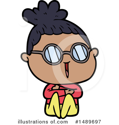 Royalty-Free (RF) Girl Clipart Illustration by lineartestpilot - Stock Sample #1489697