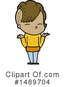 Girl Clipart #1489704 by lineartestpilot