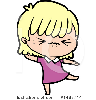 Royalty-Free (RF) Girl Clipart Illustration by lineartestpilot - Stock Sample #1489714