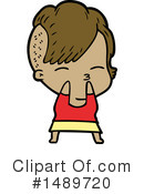 Girl Clipart #1489720 by lineartestpilot
