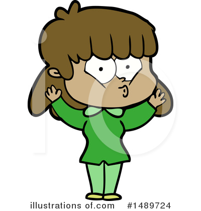 Royalty-Free (RF) Girl Clipart Illustration by lineartestpilot - Stock Sample #1489724