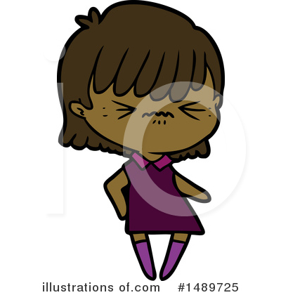 Royalty-Free (RF) Girl Clipart Illustration by lineartestpilot - Stock Sample #1489725
