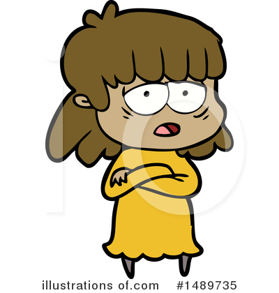 Royalty-Free (RF) Girl Clipart Illustration by lineartestpilot - Stock Sample #1489735