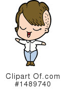 Girl Clipart #1489740 by lineartestpilot