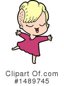 Girl Clipart #1489745 by lineartestpilot