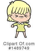 Girl Clipart #1489749 by lineartestpilot
