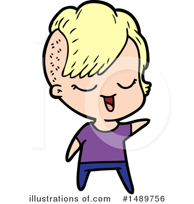 Royalty-Free (RF) Girl Clipart Illustration by lineartestpilot - Stock Sample #1489756