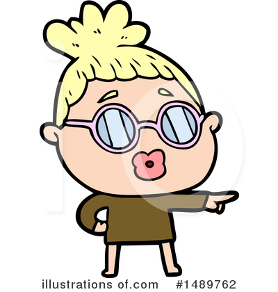Royalty-Free (RF) Girl Clipart Illustration by lineartestpilot - Stock Sample #1489762