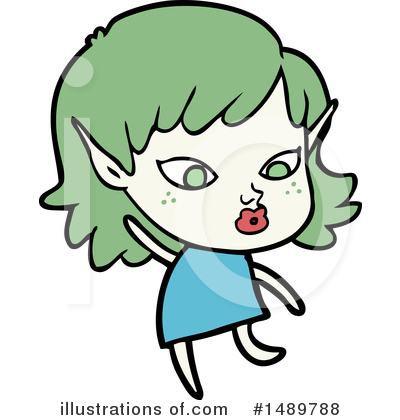 Royalty-Free (RF) Girl Clipart Illustration by lineartestpilot - Stock Sample #1489788