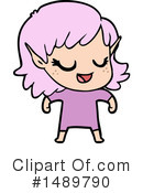 Girl Clipart #1489790 by lineartestpilot