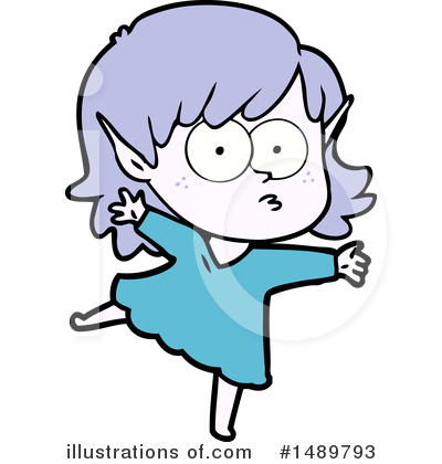 Royalty-Free (RF) Girl Clipart Illustration by lineartestpilot - Stock Sample #1489793