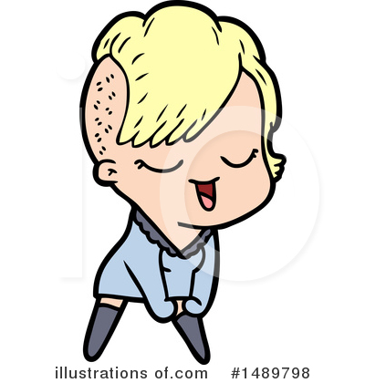 Royalty-Free (RF) Girl Clipart Illustration by lineartestpilot - Stock Sample #1489798