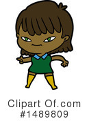 Girl Clipart #1489809 by lineartestpilot
