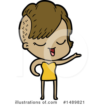 Royalty-Free (RF) Girl Clipart Illustration by lineartestpilot - Stock Sample #1489821