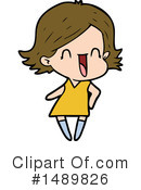 Girl Clipart #1489826 by lineartestpilot