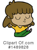 Girl Clipart #1489828 by lineartestpilot