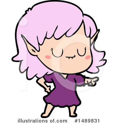 Royalty-Free (RF) Girl Clipart Illustration by lineartestpilot - Stock Sample #1489831