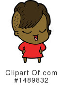 Girl Clipart #1489832 by lineartestpilot
