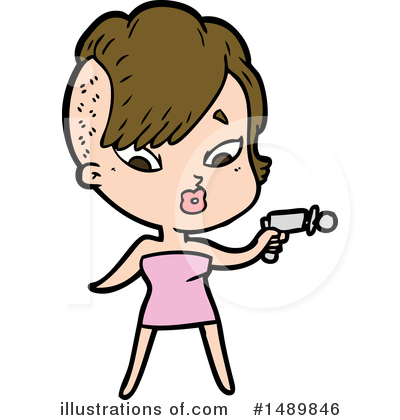 Royalty-Free (RF) Girl Clipart Illustration by lineartestpilot - Stock Sample #1489846