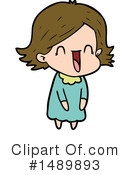 Girl Clipart #1489893 by lineartestpilot