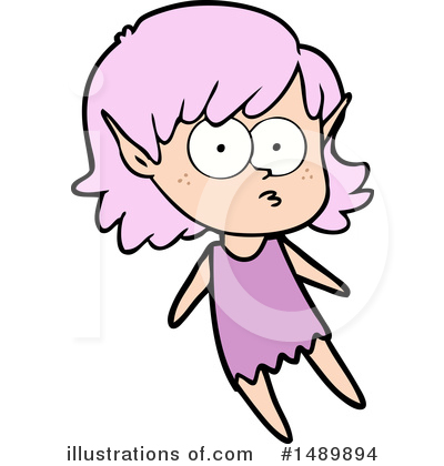 Royalty-Free (RF) Girl Clipart Illustration by lineartestpilot - Stock Sample #1489894