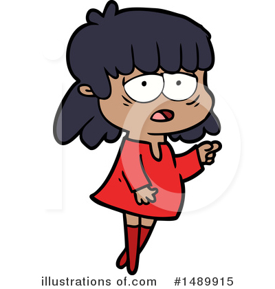 Royalty-Free (RF) Girl Clipart Illustration by lineartestpilot - Stock Sample #1489915