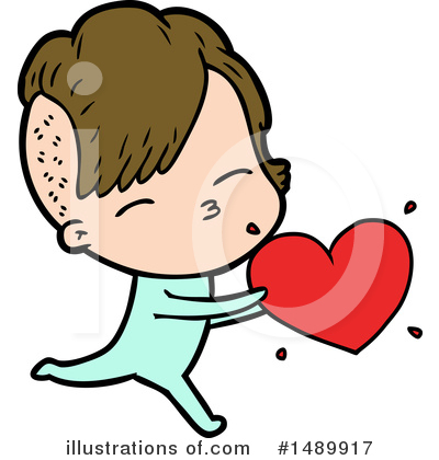 Royalty-Free (RF) Girl Clipart Illustration by lineartestpilot - Stock Sample #1489917