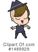Girl Clipart #1489929 by lineartestpilot