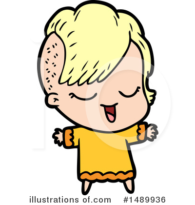 Royalty-Free (RF) Girl Clipart Illustration by lineartestpilot - Stock Sample #1489936