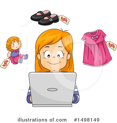 Royalty-Free (RF) Girl Clipart Illustration by BNP Design Studio - Stock Sample #1498149