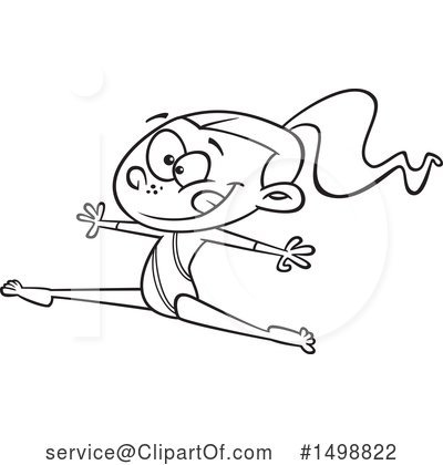 Gymnastics Clipart #1498822 by toonaday