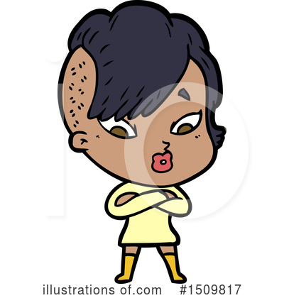 Royalty-Free (RF) Girl Clipart Illustration by lineartestpilot - Stock Sample #1509817