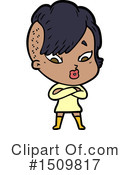 Girl Clipart #1509817 by lineartestpilot