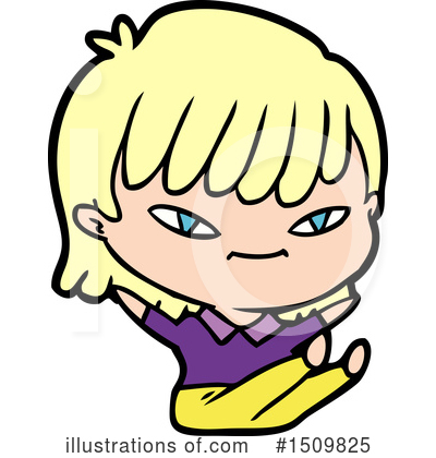 Royalty-Free (RF) Girl Clipart Illustration by lineartestpilot - Stock Sample #1509825