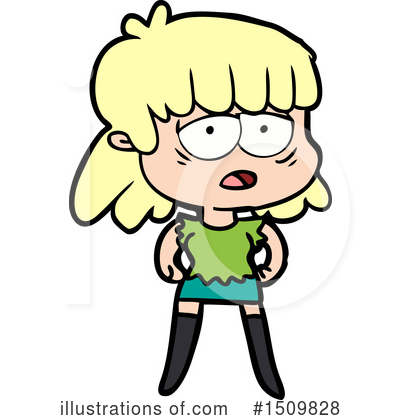 Royalty-Free (RF) Girl Clipart Illustration by lineartestpilot - Stock Sample #1509828