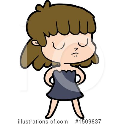 Royalty-Free (RF) Girl Clipart Illustration by lineartestpilot - Stock Sample #1509837