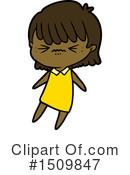 Girl Clipart #1509847 by lineartestpilot