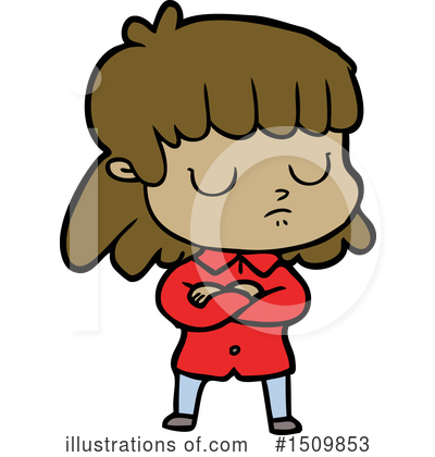 Royalty-Free (RF) Girl Clipart Illustration by lineartestpilot - Stock Sample #1509853