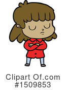 Girl Clipart #1509853 by lineartestpilot