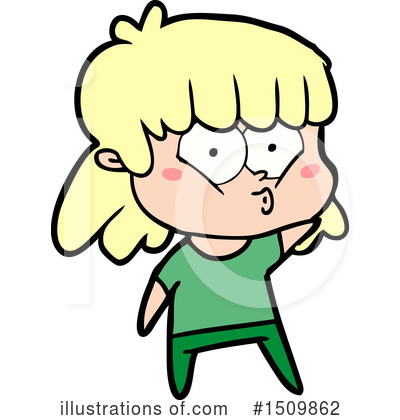 Royalty-Free (RF) Girl Clipart Illustration by lineartestpilot - Stock Sample #1509862