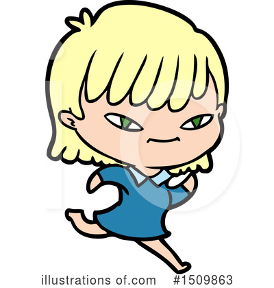 Royalty-Free (RF) Girl Clipart Illustration by lineartestpilot - Stock Sample #1509863