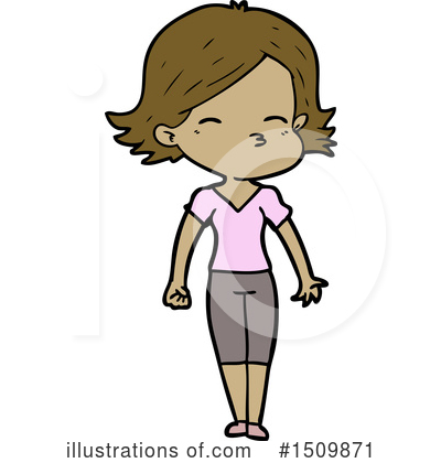 Royalty-Free (RF) Girl Clipart Illustration by lineartestpilot - Stock Sample #1509871