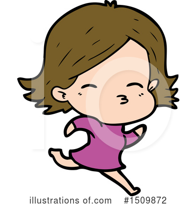 Royalty-Free (RF) Girl Clipart Illustration by lineartestpilot - Stock Sample #1509872