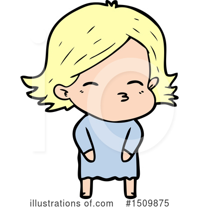 Royalty-Free (RF) Girl Clipart Illustration by lineartestpilot - Stock Sample #1509875