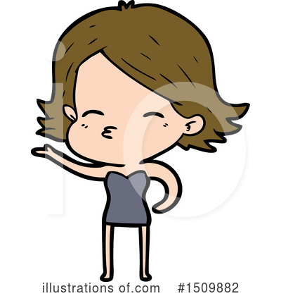 Royalty-Free (RF) Girl Clipart Illustration by lineartestpilot - Stock Sample #1509882