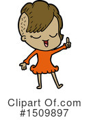 Girl Clipart #1509897 by lineartestpilot