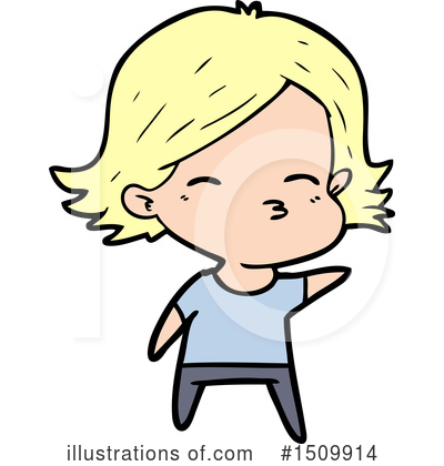 Royalty-Free (RF) Girl Clipart Illustration by lineartestpilot - Stock Sample #1509914