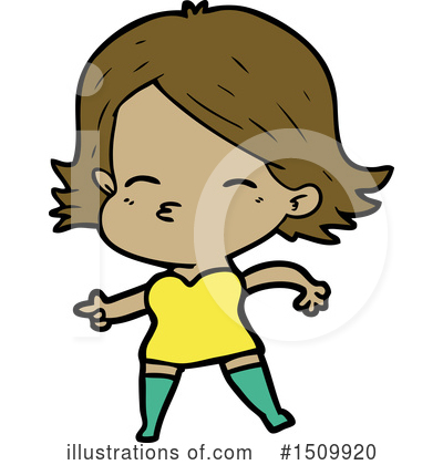 Royalty-Free (RF) Girl Clipart Illustration by lineartestpilot - Stock Sample #1509920